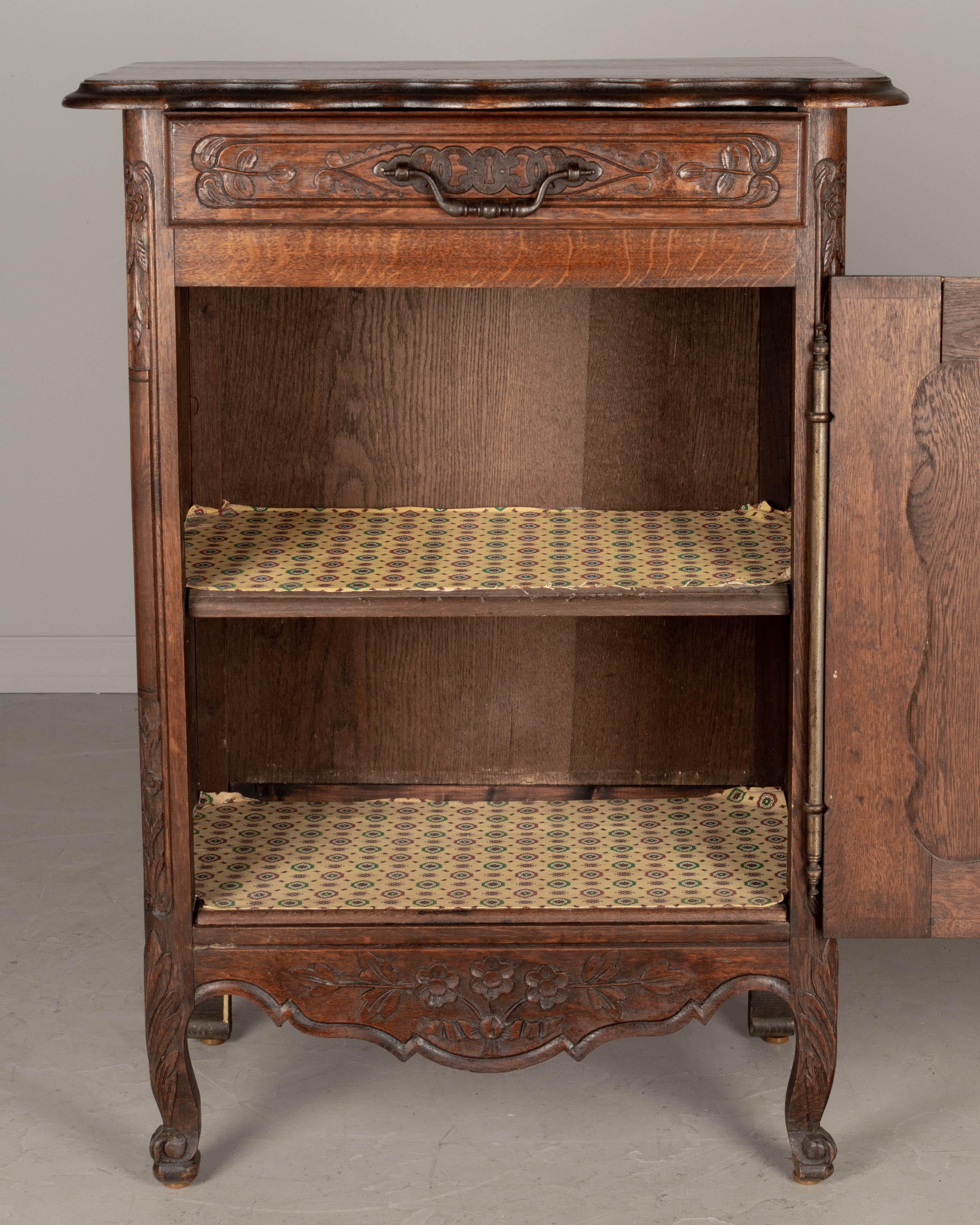 20th Century French Louis XV Style Confiturier or Single Door Cabinet For Sale