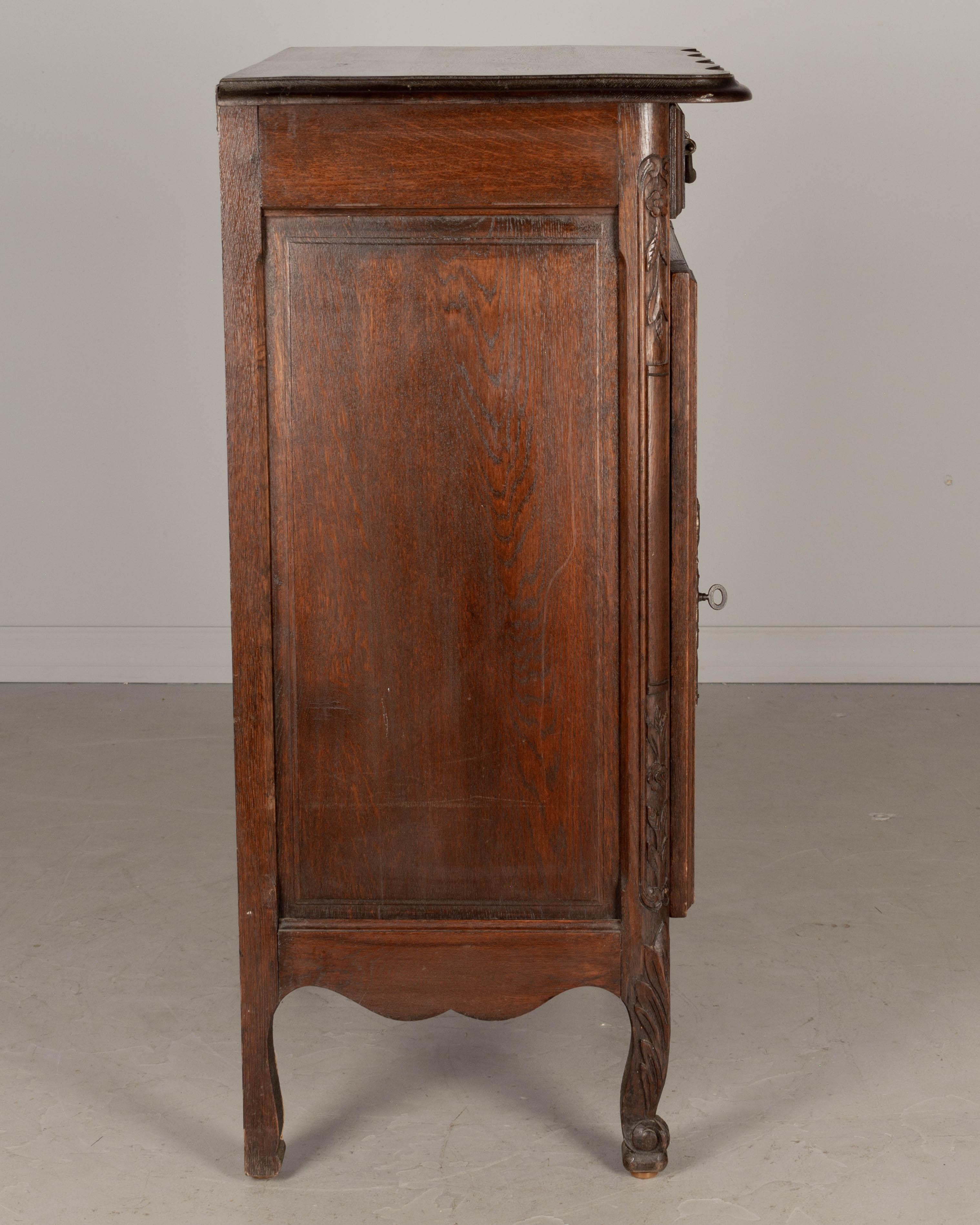 French Louis XV Style Confiturier or Single Door Cabinet For Sale 1