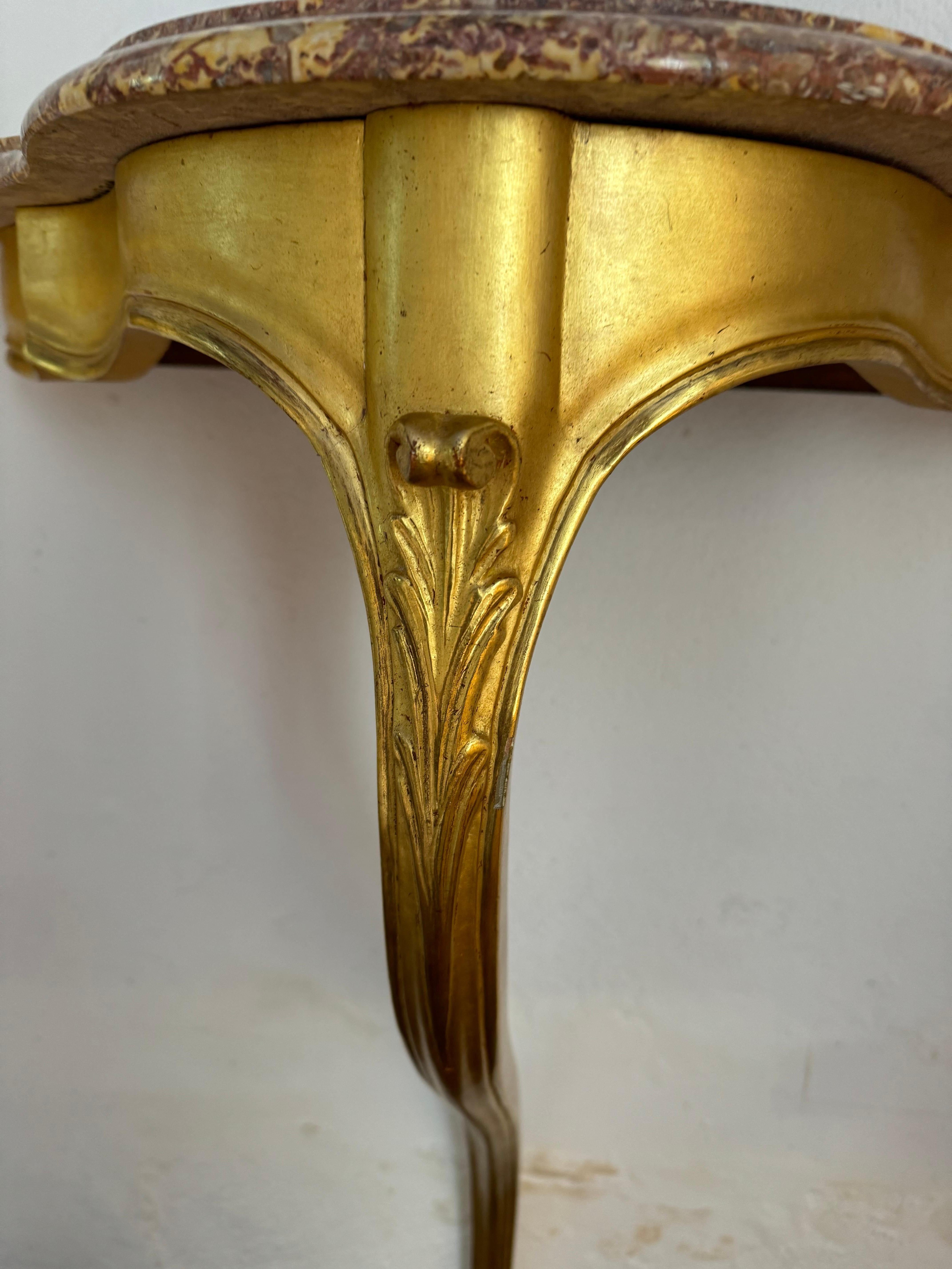 French Louis XV style console table For Sale 5
