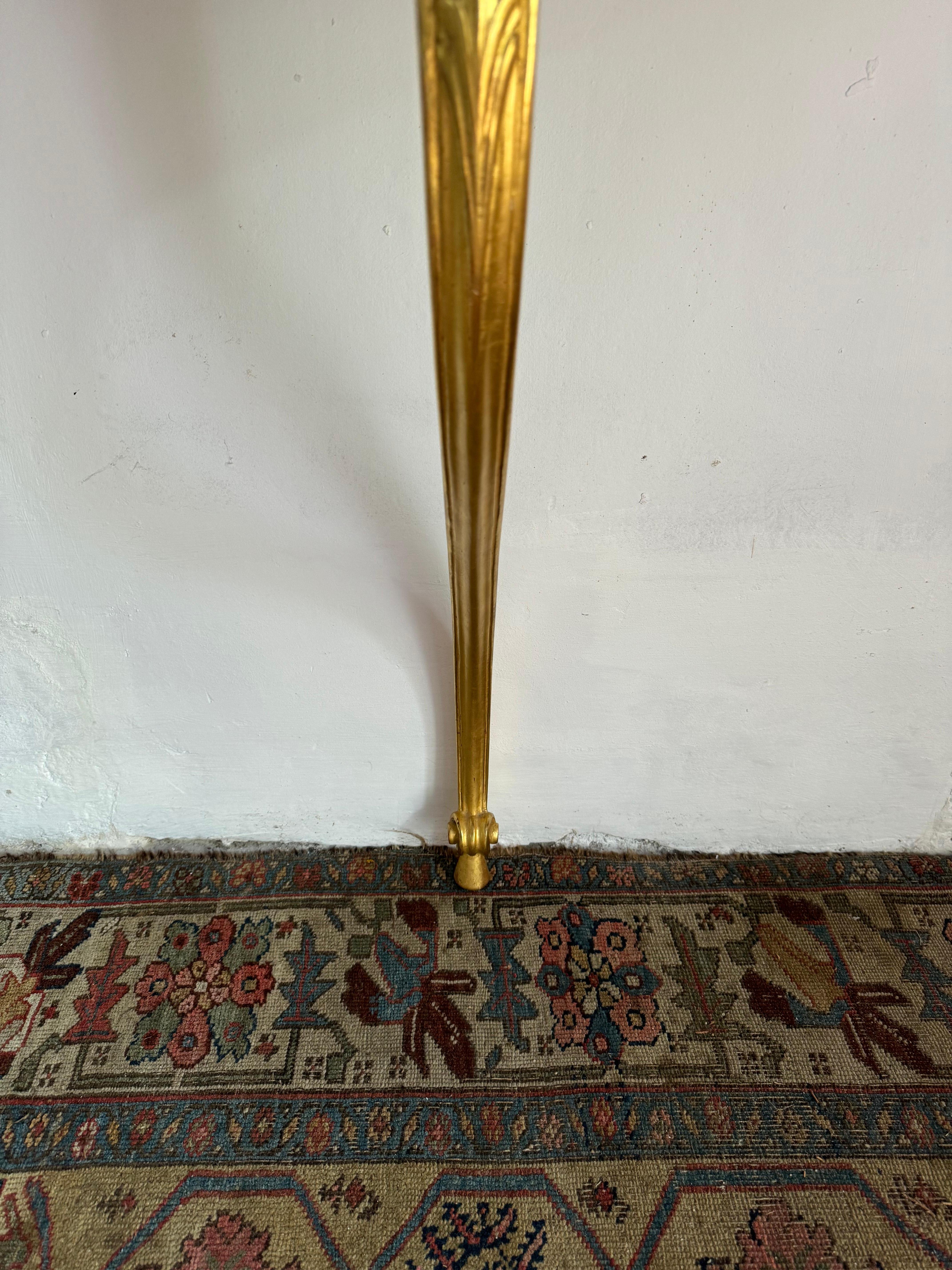Gilt French Louis XV style console table For Sale