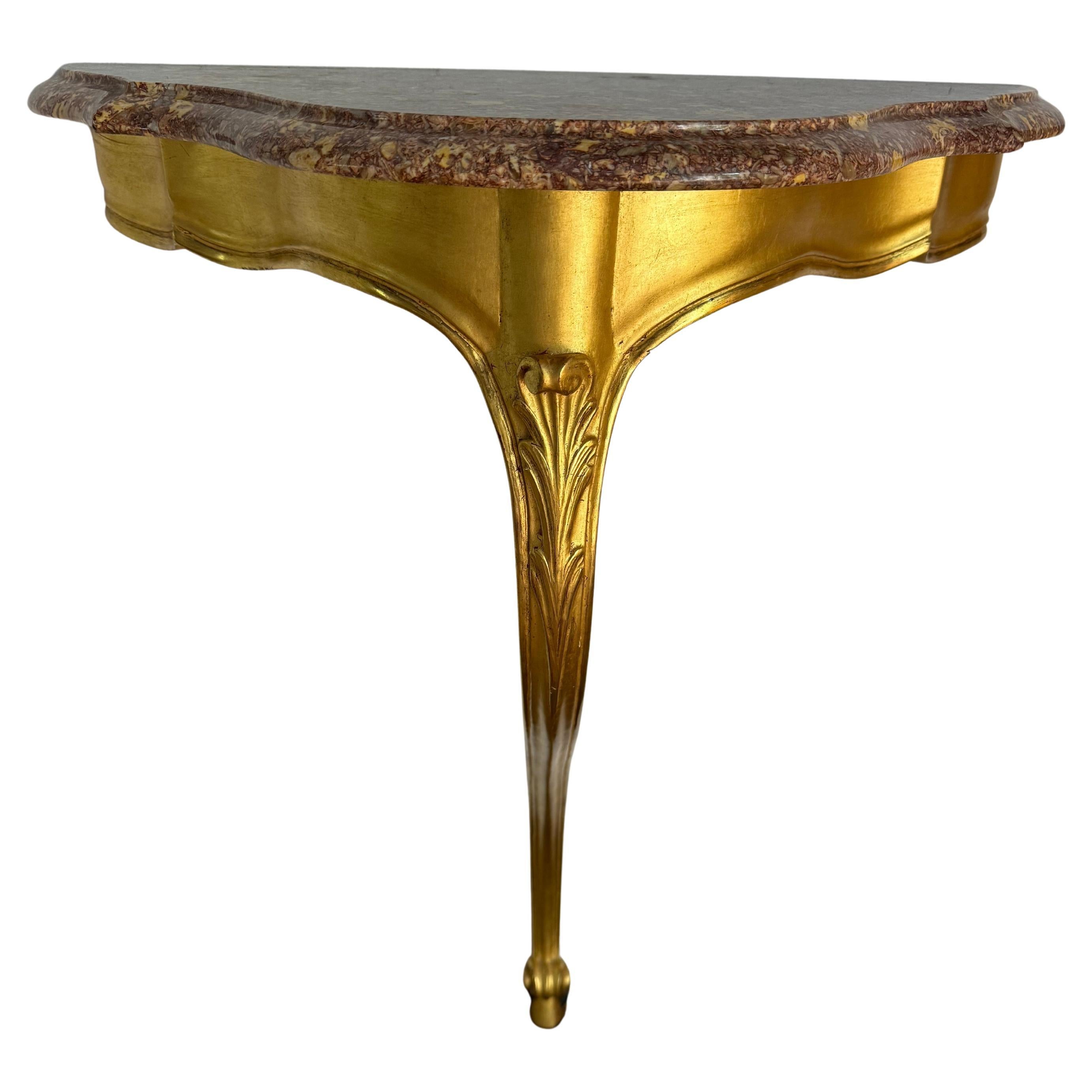 French Louis XV style console table