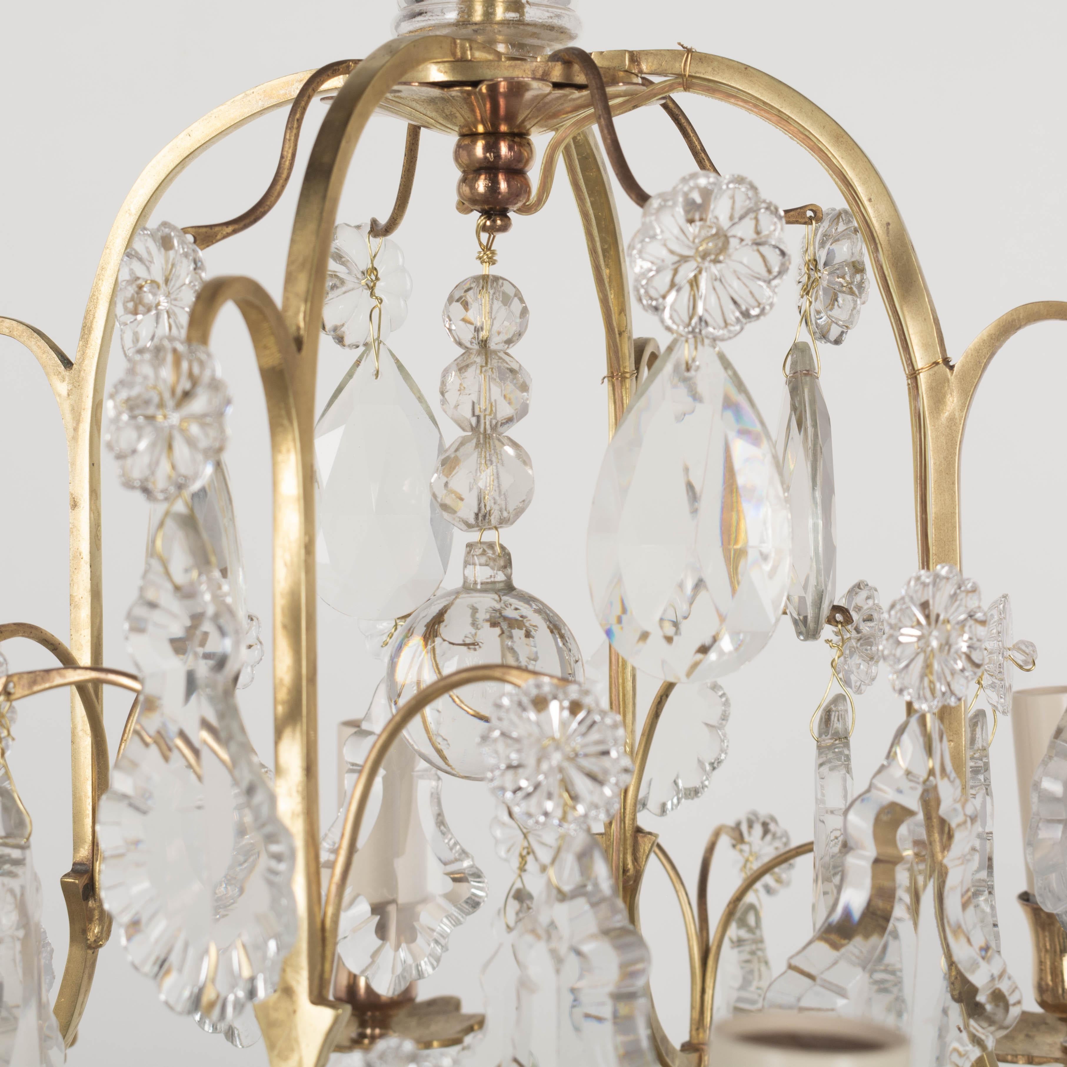French Louis XV Style Crystal Chandelier 4
