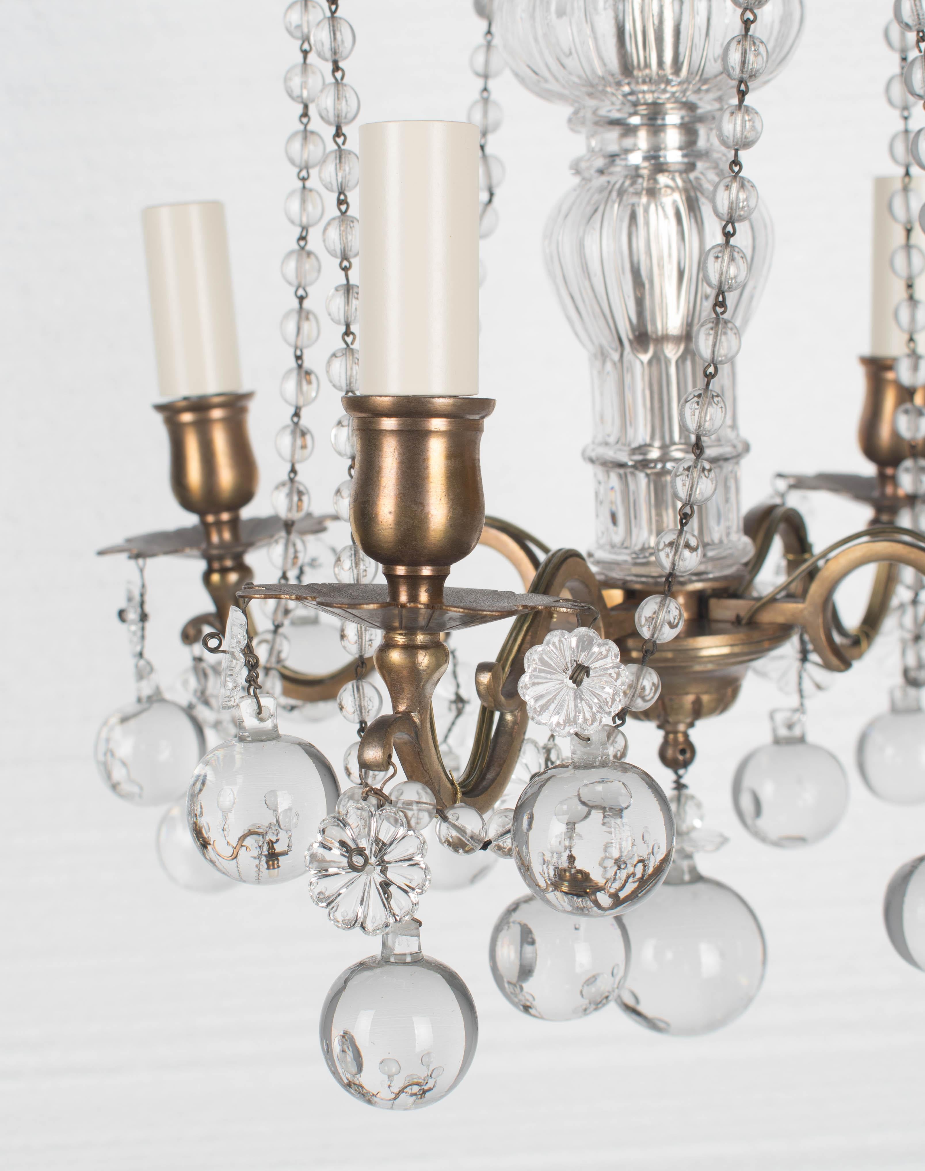 Lampadario di cristallo francese in stile Luigi XV in vendita 3