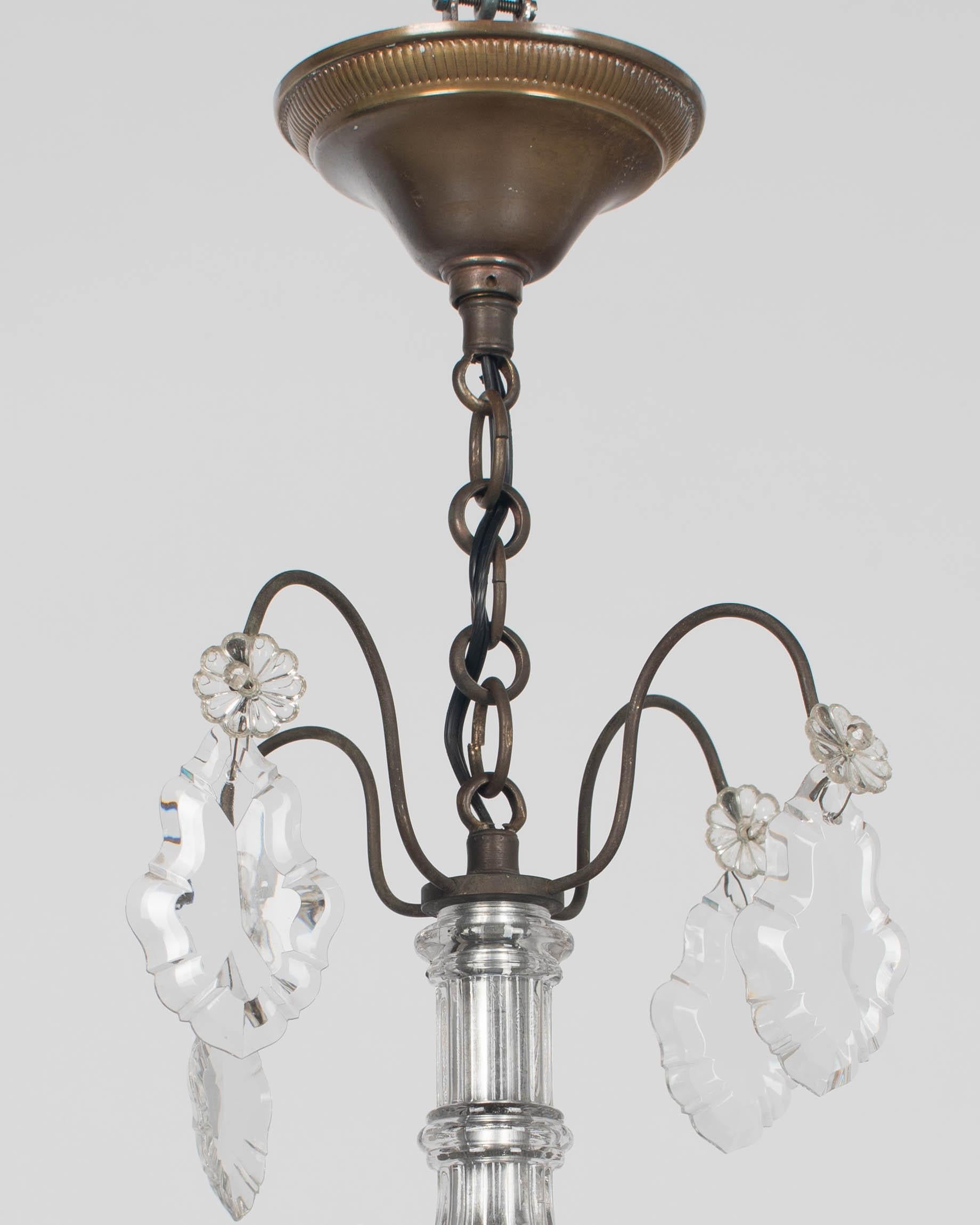 Französischer Kristall-Kronleuchter im Louis-XV-Stil im Angebot 3