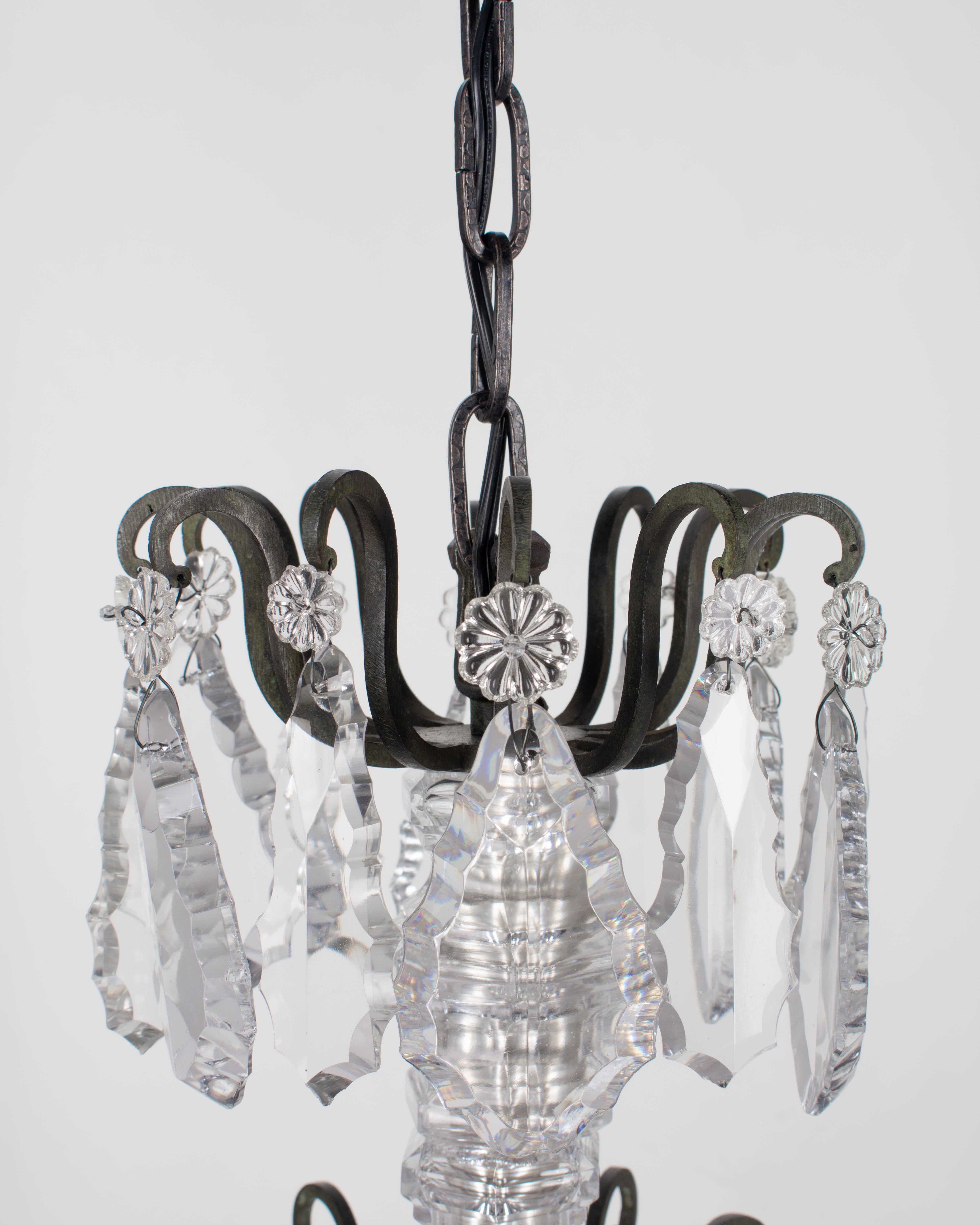 Französischer Kristall-Kronleuchter im Louis-XV-Stil im Angebot 5