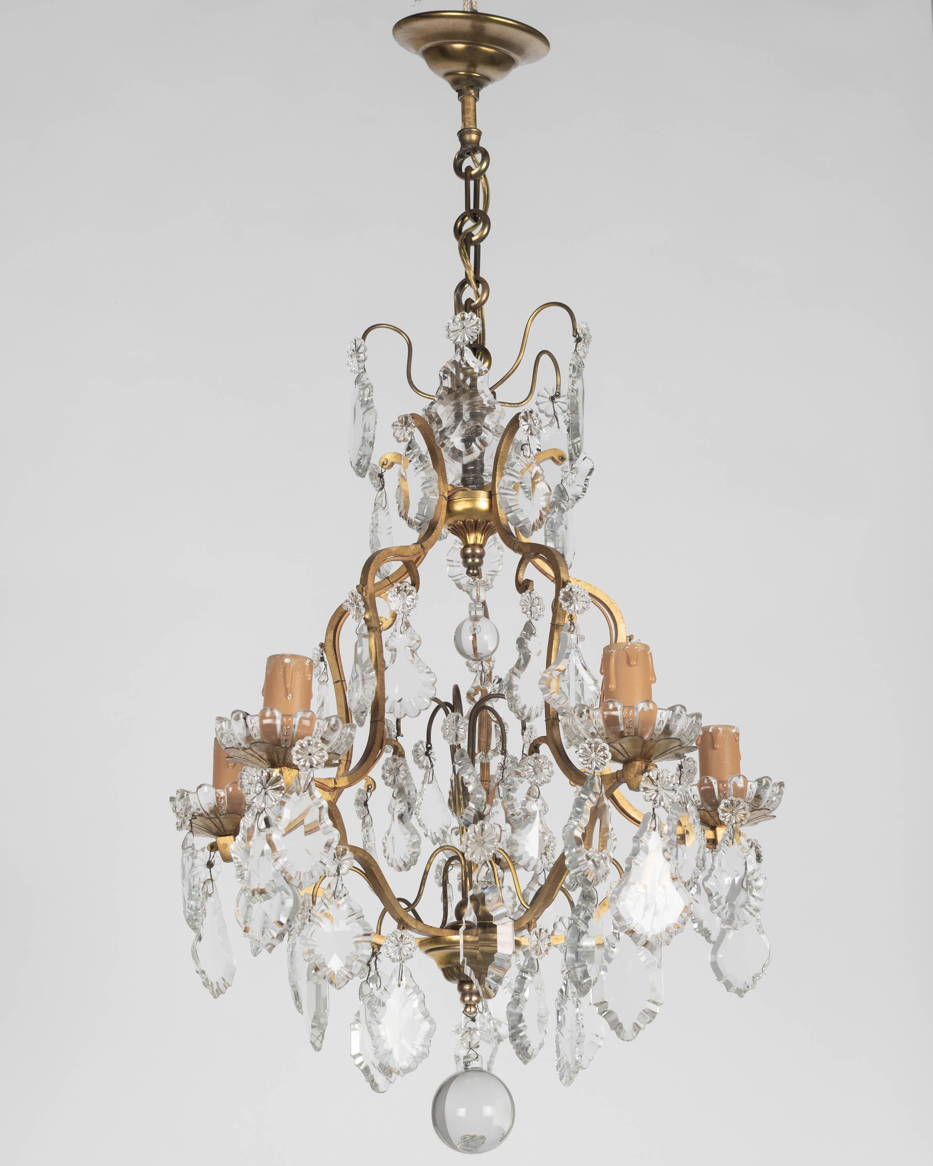 Fait main Lustre français de style Louis XV en vente