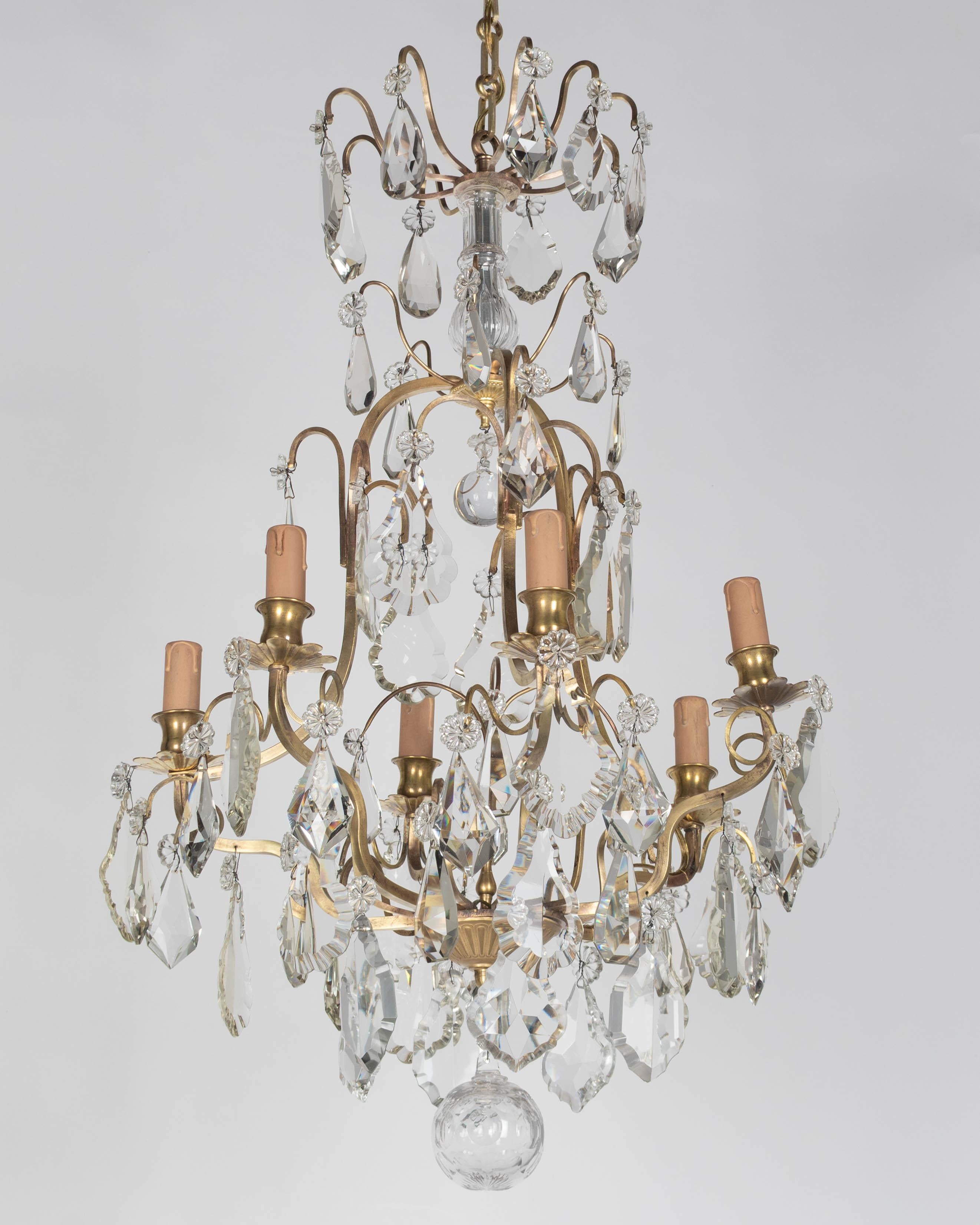 20ième siècle Lustre français de style Louis XV en vente