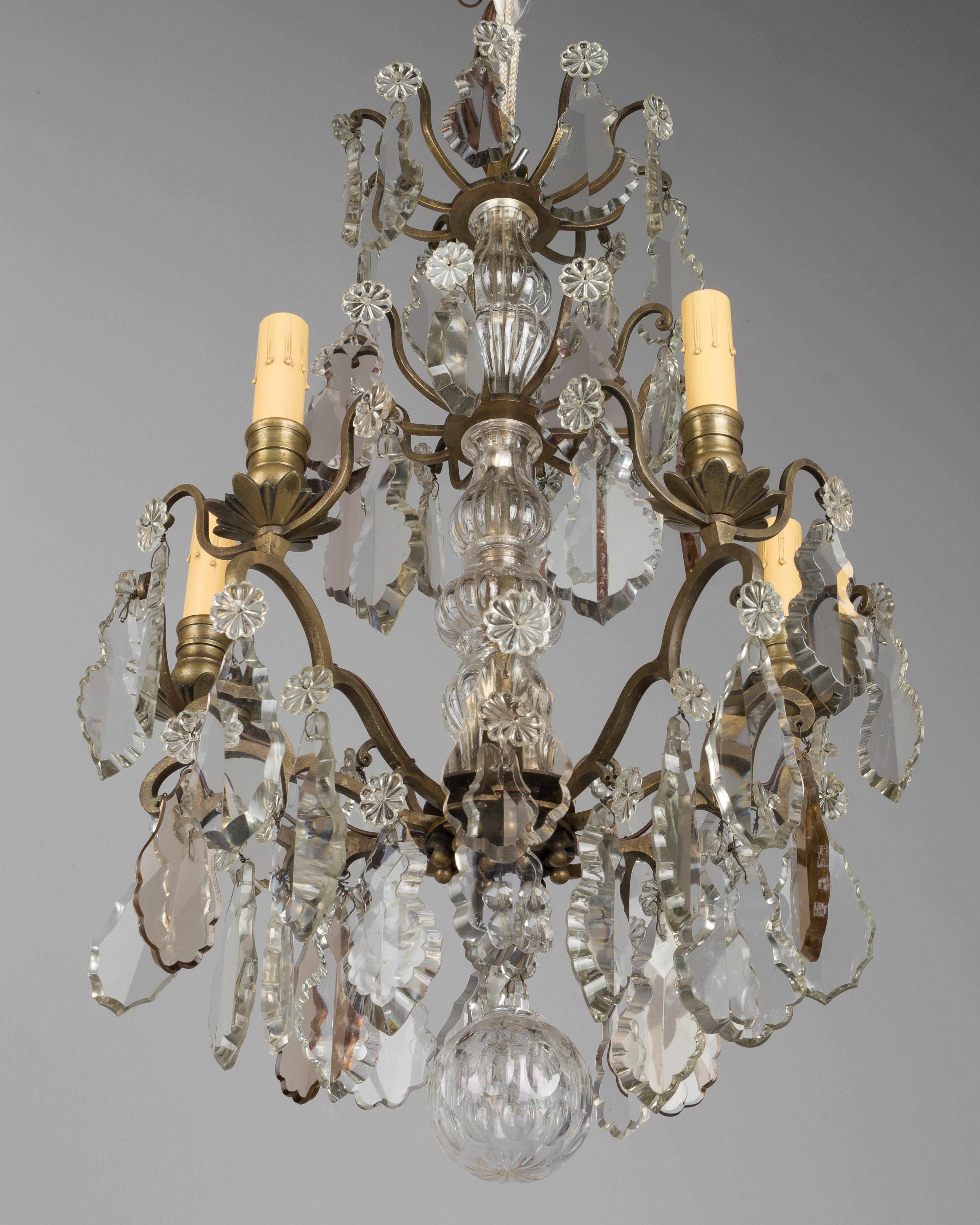 French Louis XV Style Crystal Chandelier 2