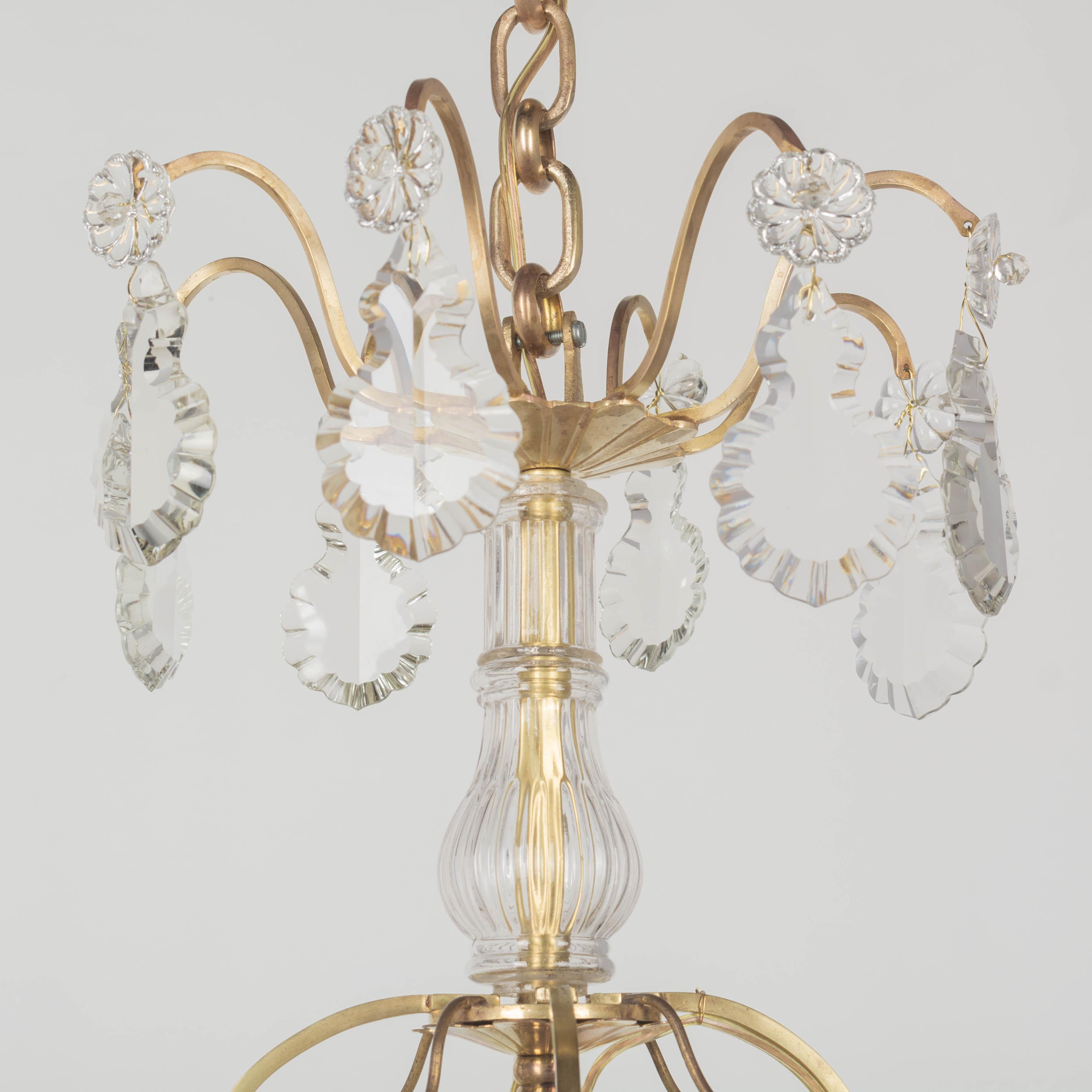 French Louis XV Style Crystal Chandelier 3