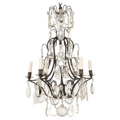Antique French Louis XV Style Crystal Chandelier