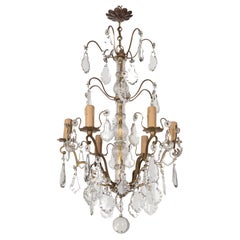 Retro French Louis XV Style Crystal Chandelier