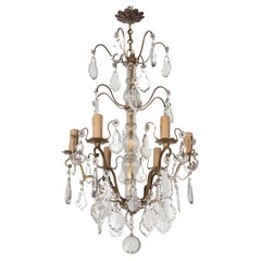 Antique French Louis XV Style Crystal Chandelier