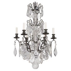 Antique French Louis XV Style Crystal Chandelier