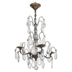 French Louis XV Style Crystal Chandelier