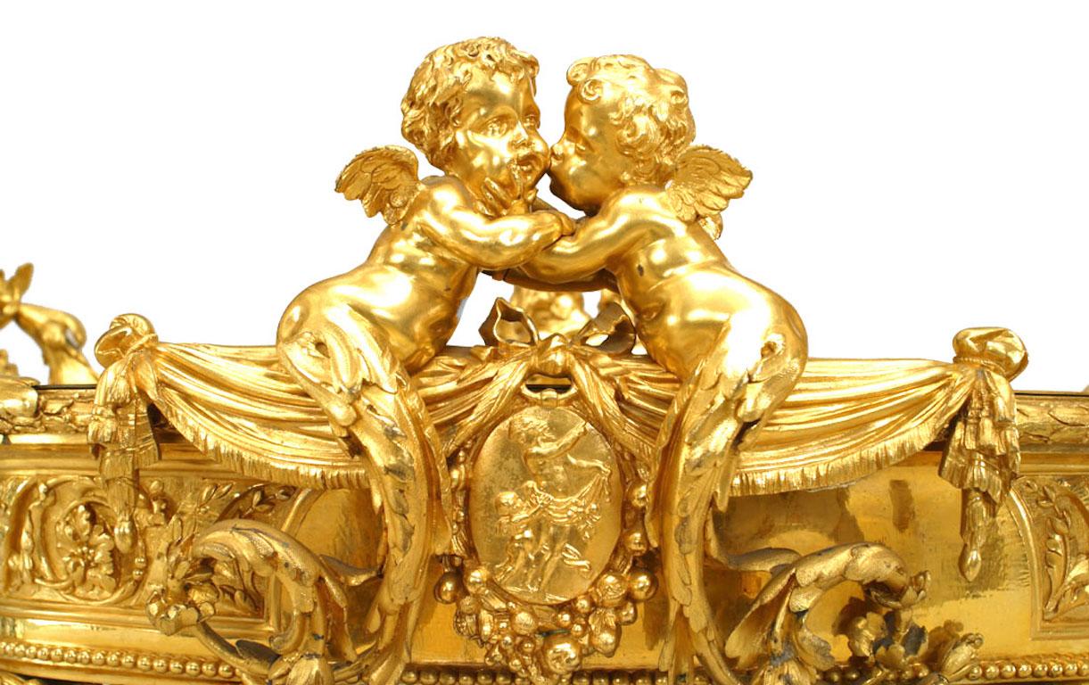 19th Century French Louis XV Style Bronze Centerpiece