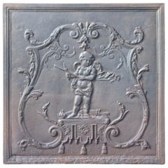 French Louis XV Style 'Cupid' Fireback