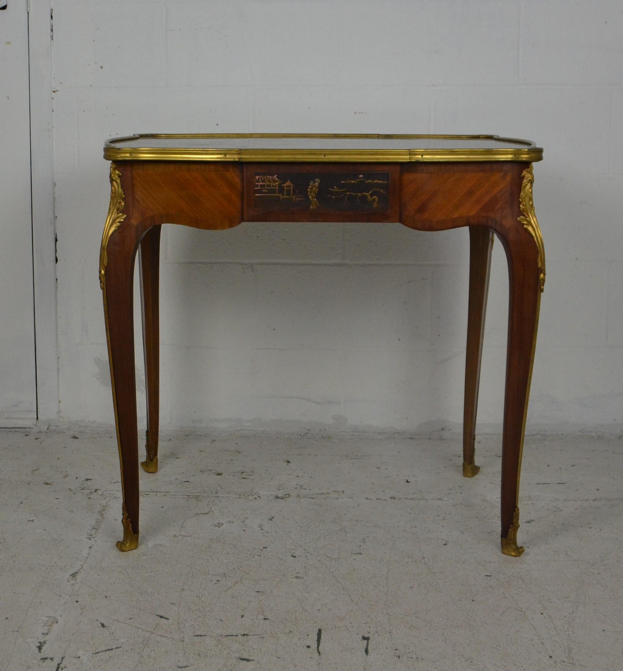 Wood French Louis XV Style Desk