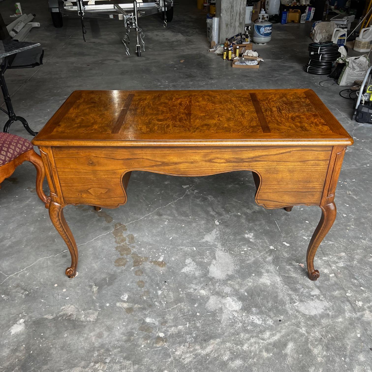 American French Louis XV Style Desk or Writing Table by Baker  For Sale