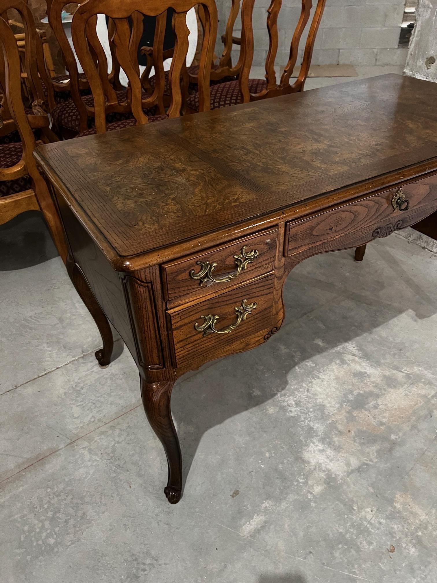 French Louis XV Style Desk or Writing Table by Baker  For Sale 1