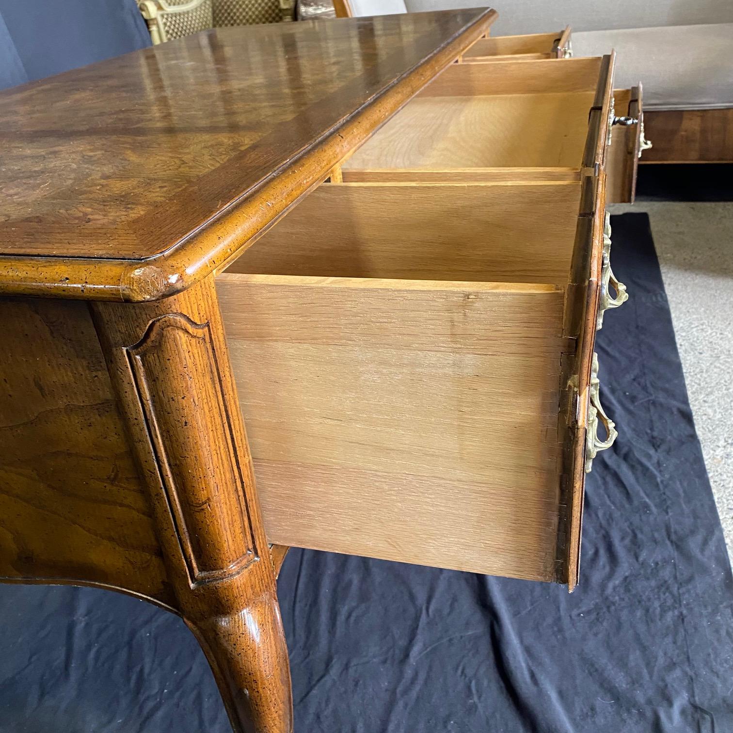 French Louis XV Style Desk or Writing Table by Baker 1