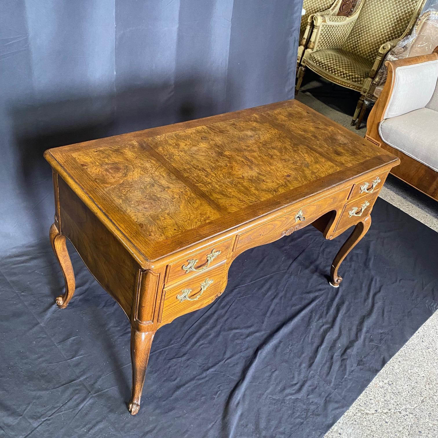 French Louis XV Style Desk or Writing Table by Baker 2