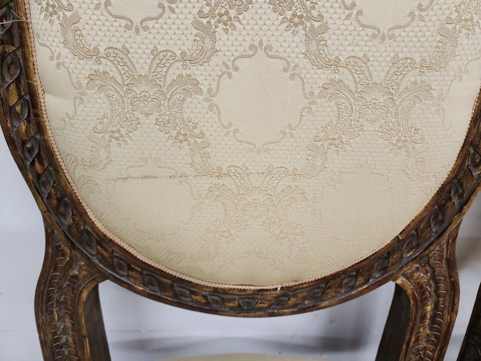 French Louis XV Style Dining Chairs, Set of 8 8