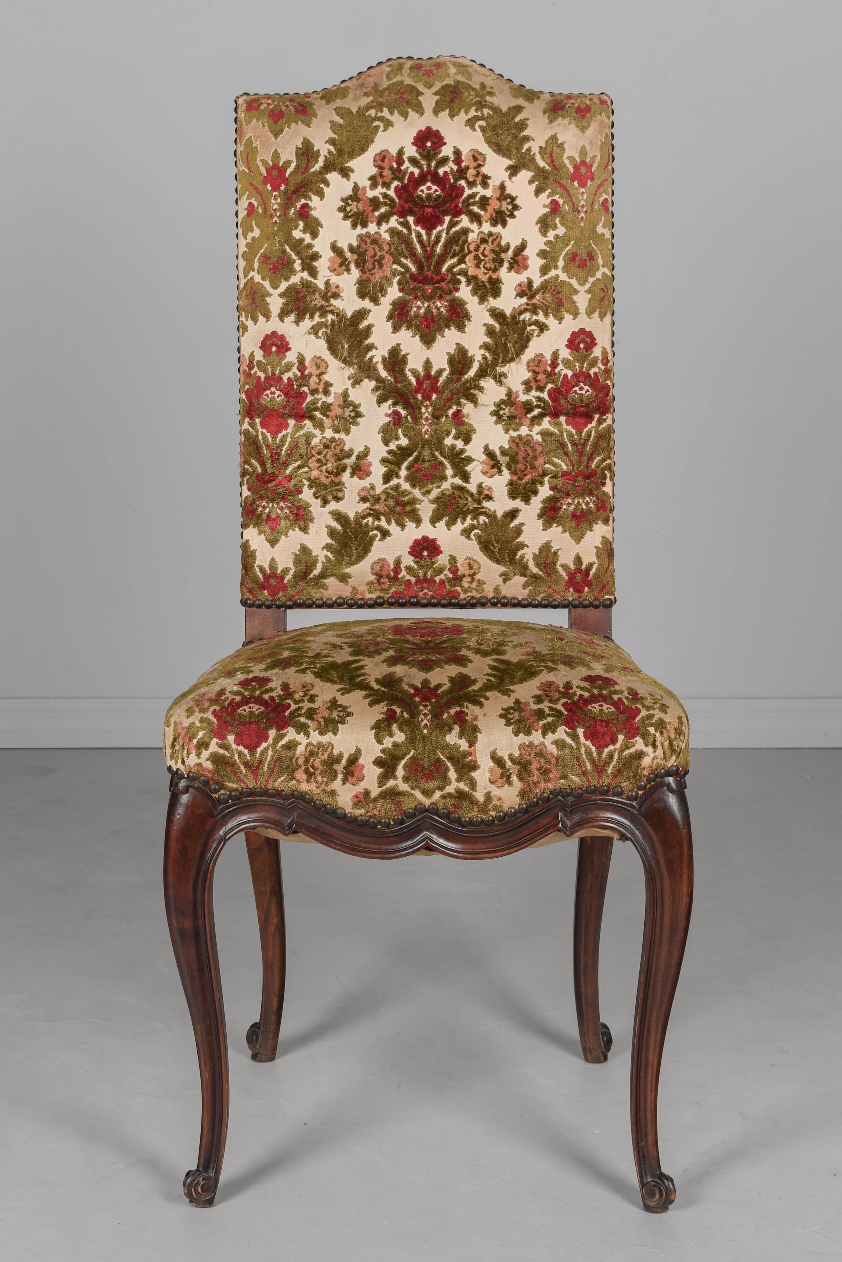 20th Century French Louis XV Style Dining Chairs, Set of 8
