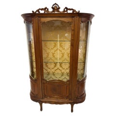 French Louis XV Style Display Cabinet / Vitrine