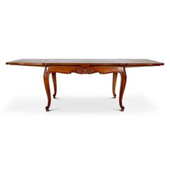 French Louis XV Style Draw Leaf Table