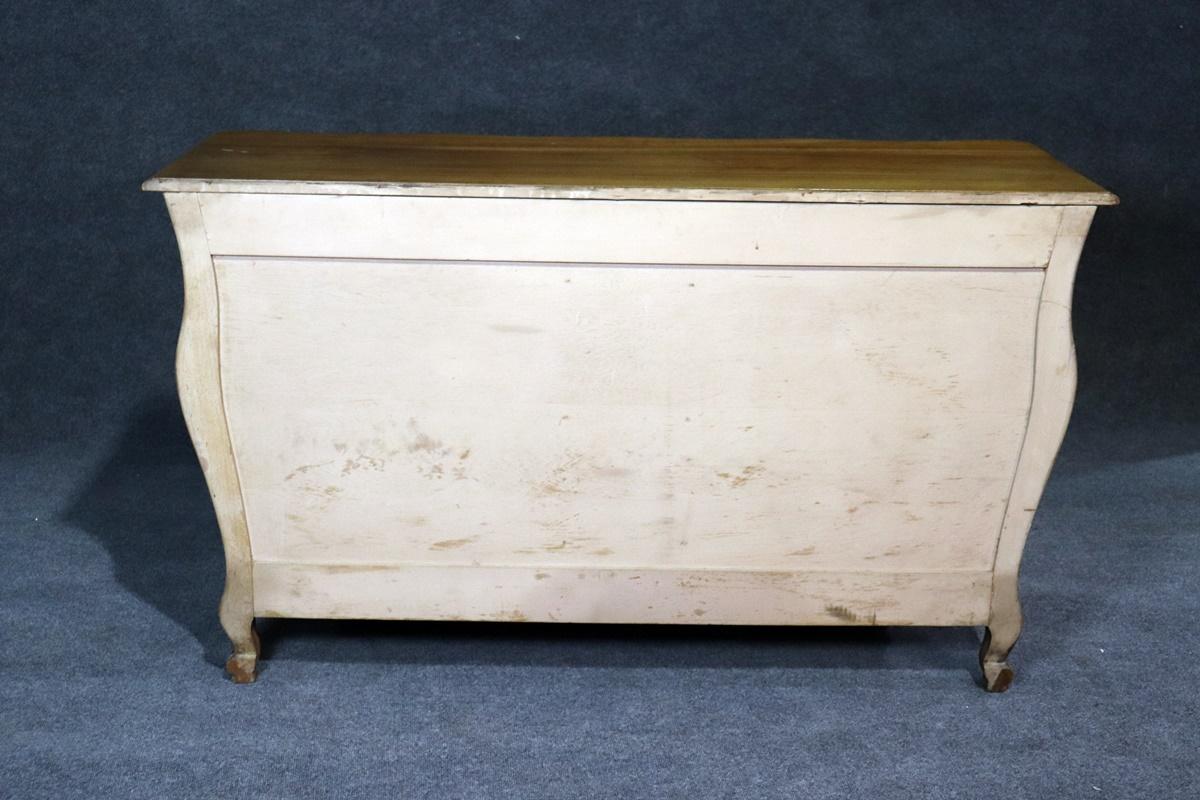 Auffray Style Carved French Louis XV Style Dresser Lined Drawers For Sale 4