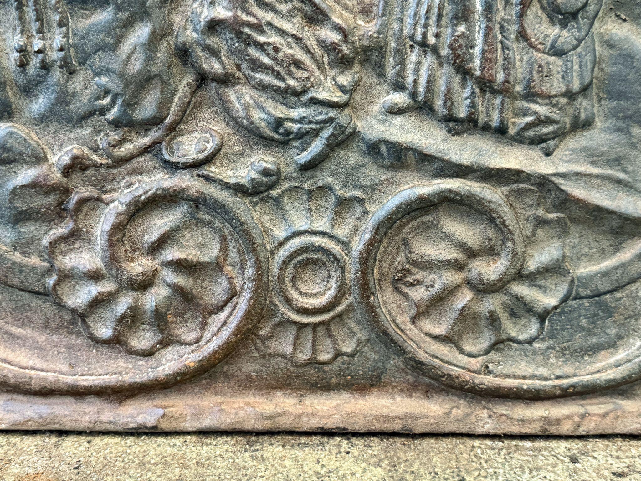 French Louis XV Style Fireback / Backsplash, 20th Century For Sale 2