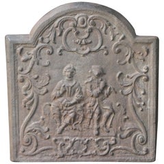 Vintage French Louis XV Style Fireback / Backsplash, 20th Century