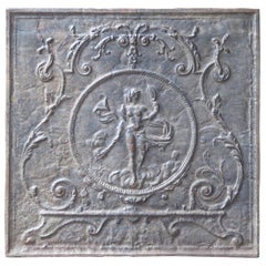 Vintage French Louis XV Style Fireback with the Goddess Venus