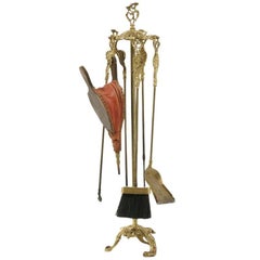 French Louis XV-Style Fireplace Tools