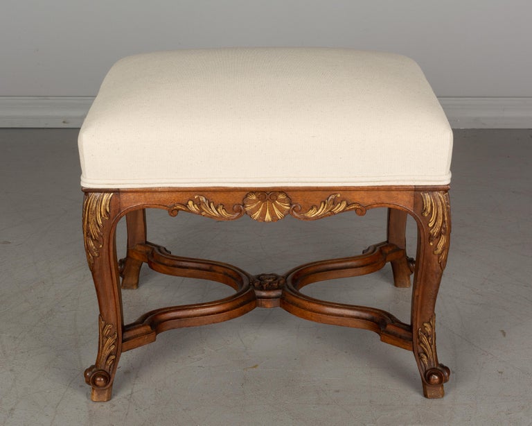 Regency French Louis XV Style Foot Stool or Bench For Sale