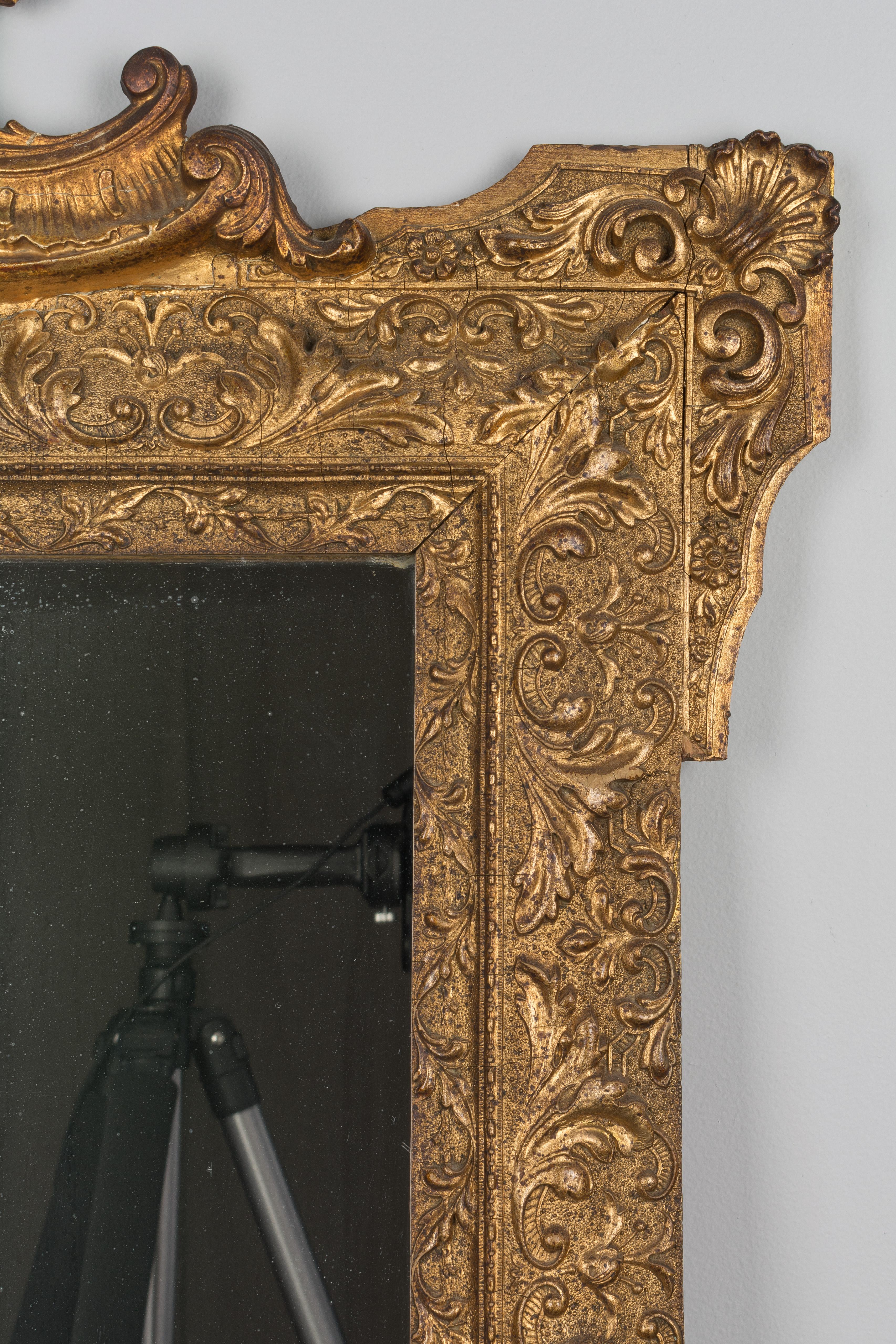 French Louis XV Style Gilded Mirror 2