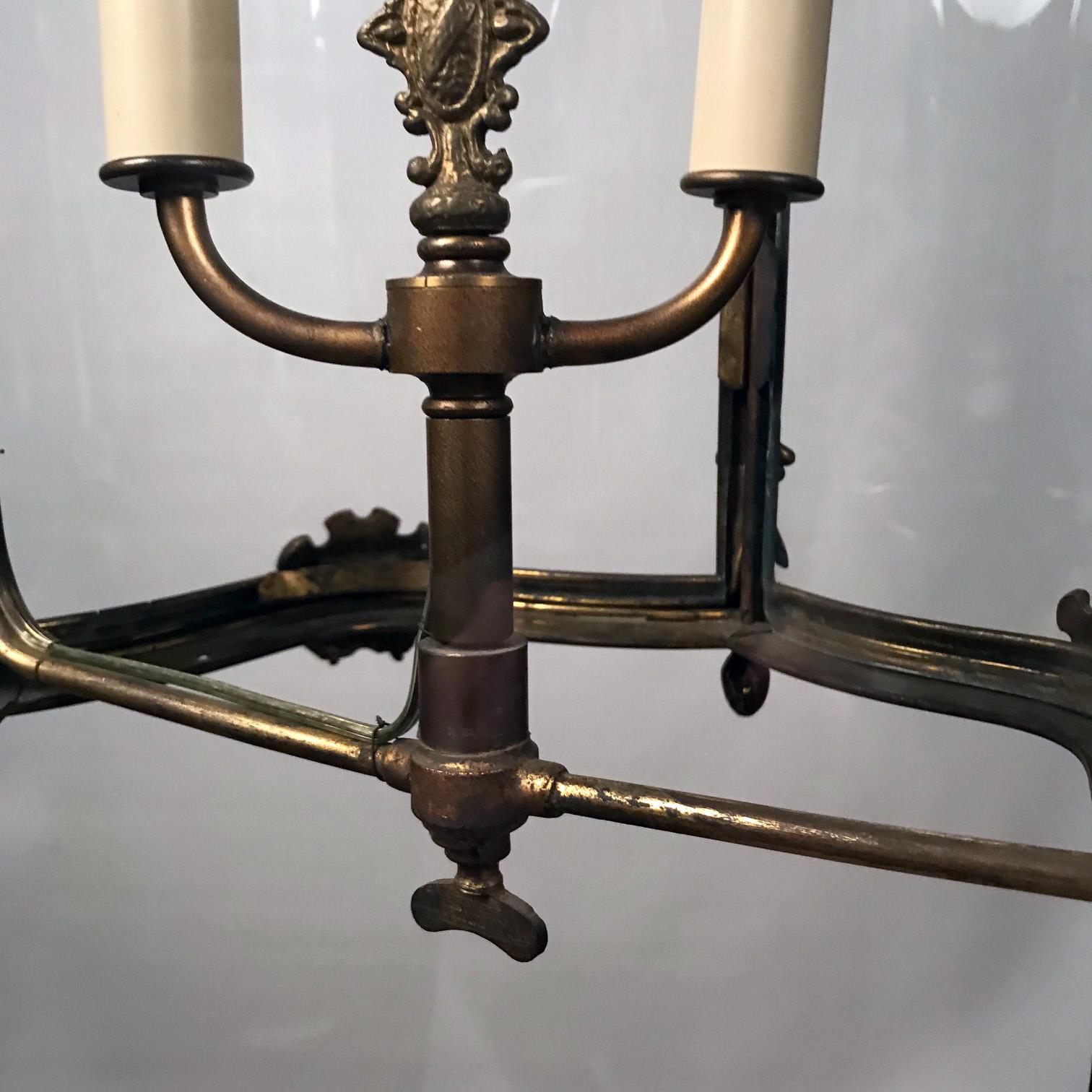 Farol de gas de bronce dorado estilo Luis XV francés en Bueno estado para la venta en Montreal, QC