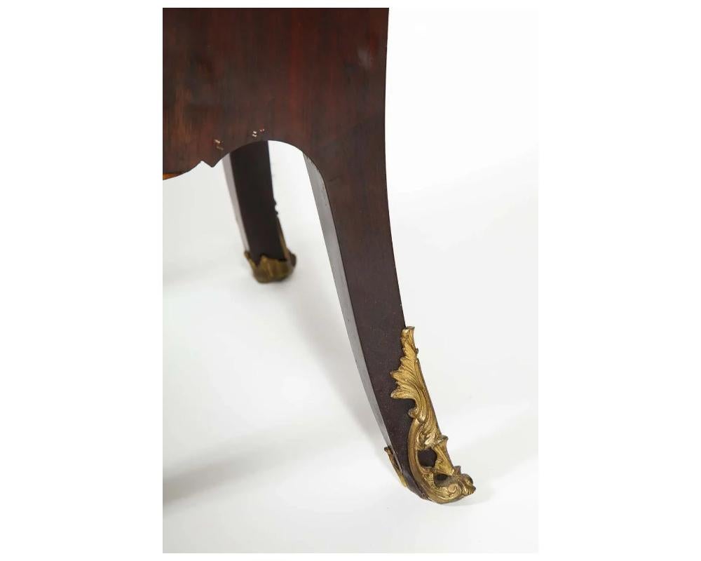 Cabinet Vitrine con piedistallo in legno di Re, stile Luigi XV francese, dorato, 1880 circa in vendita 3