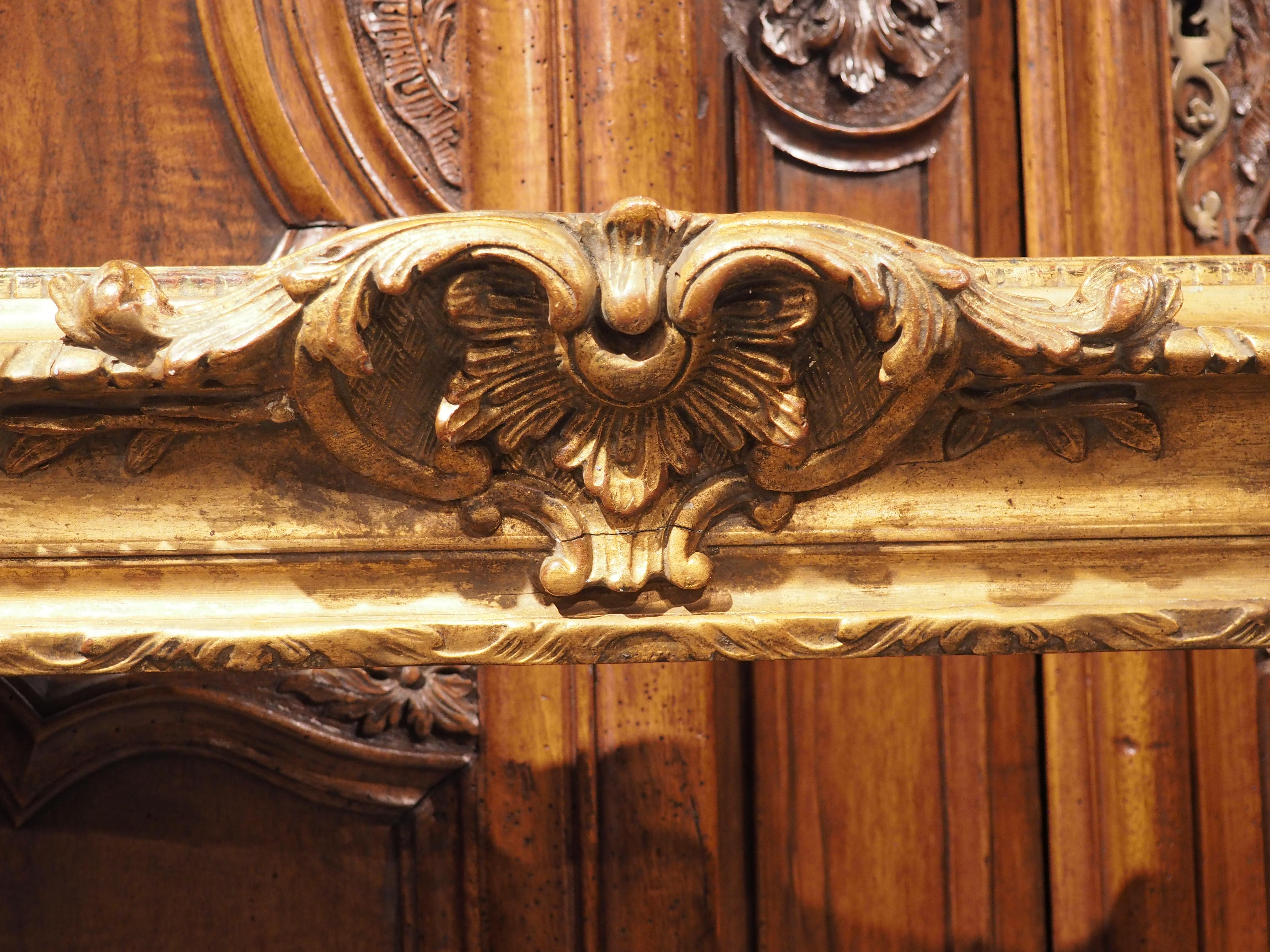 Wood French Louis XV Style Giltwood Frame, Circa 1880