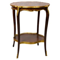 Mesa Guéridon Francesa Estilo Luis XV, Siglo XIX