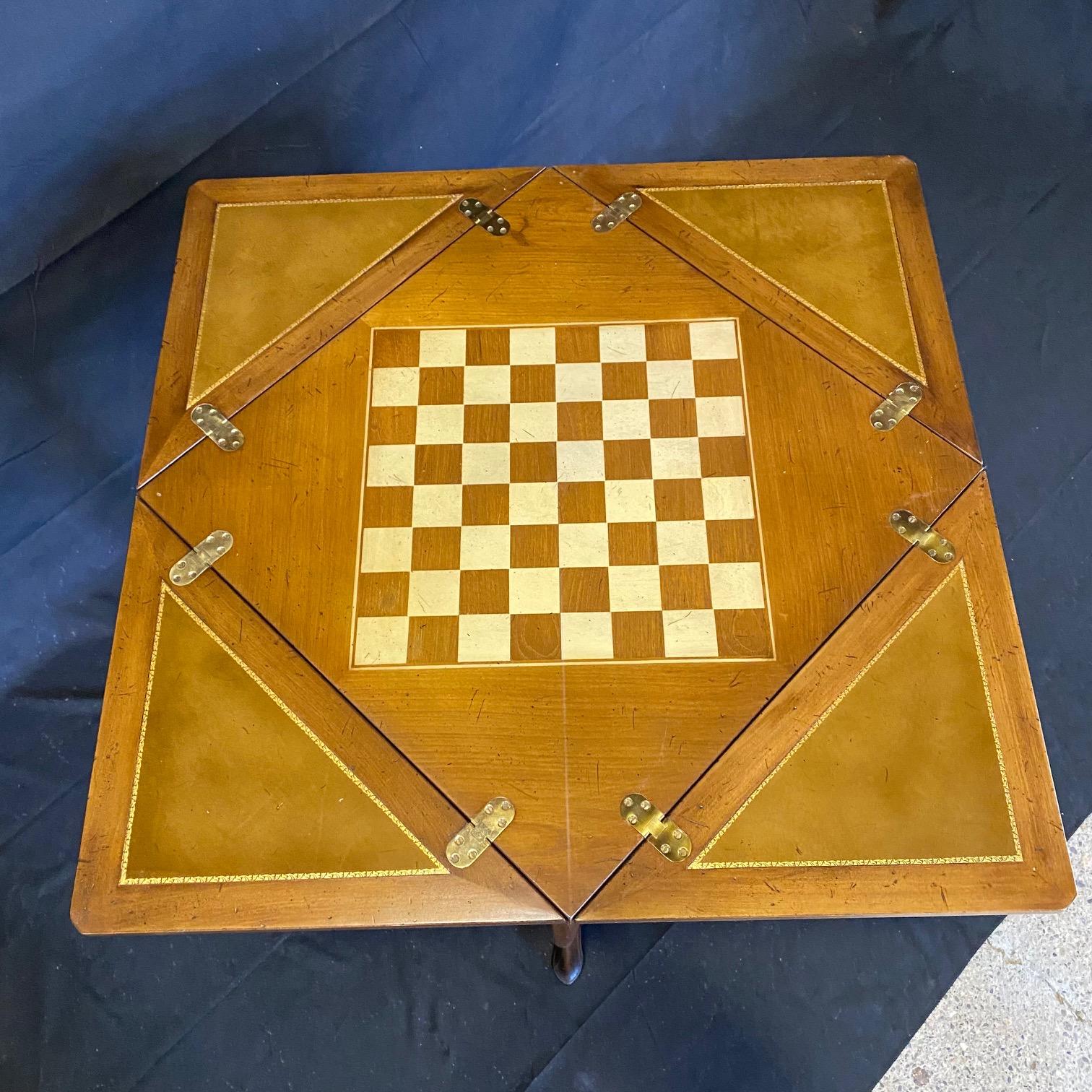  Table de jeu pliante française de style Louis XV à mouchoir à main  en vente 8