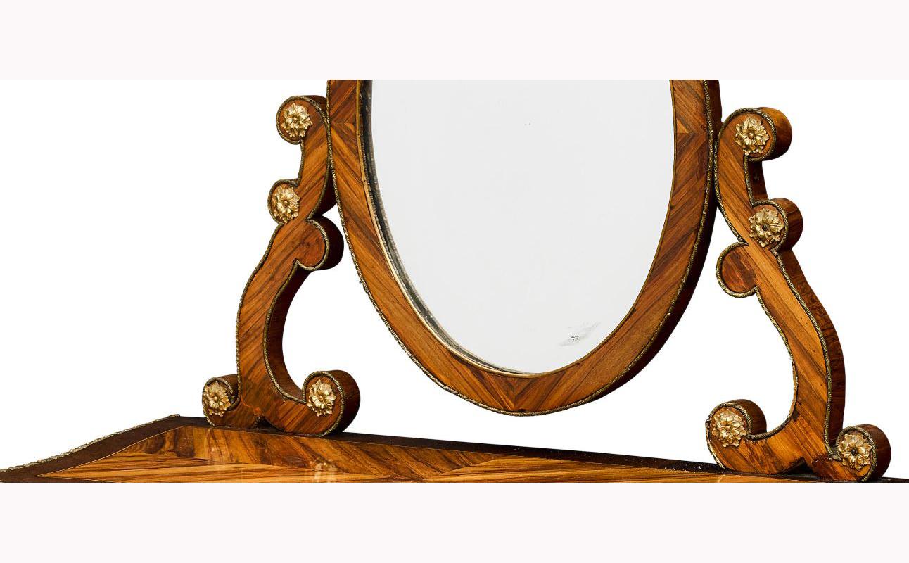 French Louis XV-Style Kingwood Console, 19th Century 2