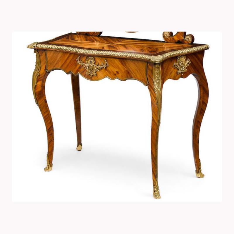 French Louis XV-Style Kingwood Console, 19th Century 4
