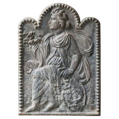 French Louis XV Style 'Lady' Fireback / Backsplash