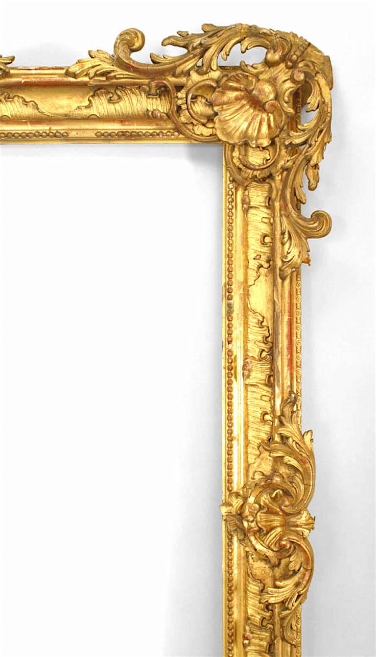 French Louis XV Style Large Gilt Carved Frame at 1stDibs french frame