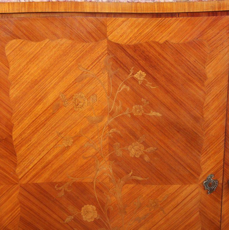 French Louis XV-Style Marquetry Cabinet 3