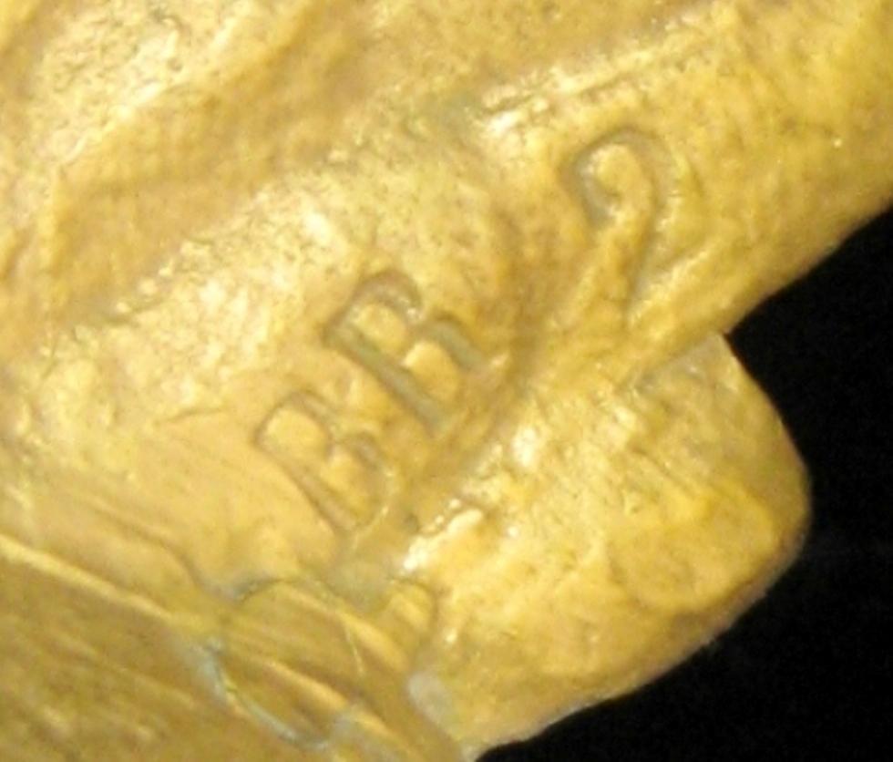 Französischer Goldbronze-Kronleuchter im Louis-XV-Stil, 19. Jahrhundert, signiert BR im Angebot 6