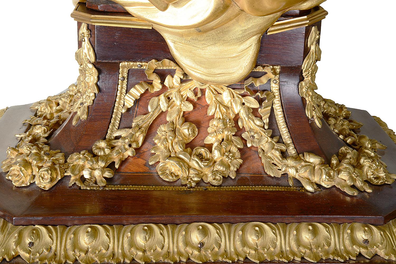 Französische Ormolu-Großvateruhr im Louis XV-Stil im Angebot 4