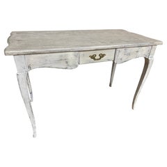 Schreibtisch im Louis XV.-Stil, bemalt, Bureau Plat