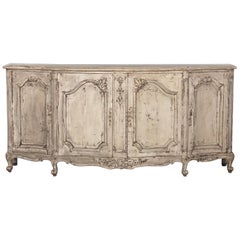 French Louis XV Style Painted Enfilade Buffet, Early 1900s